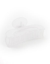Clear Frosted Arch Claw Clip - link has visual effect only