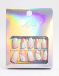 Yin & Yang Press On Nails - link has visual effect only