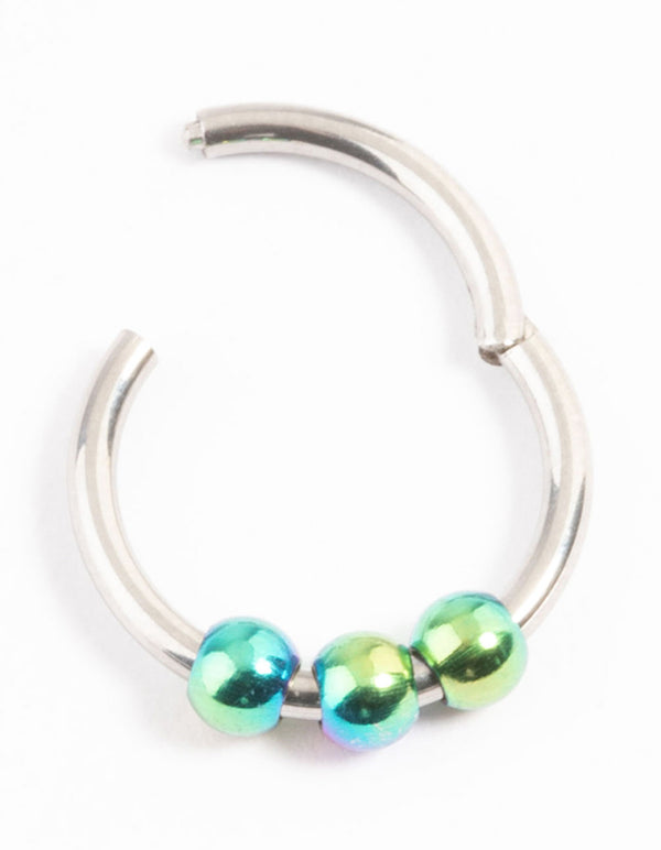 Surgical Steel Metalic Ball Clicker