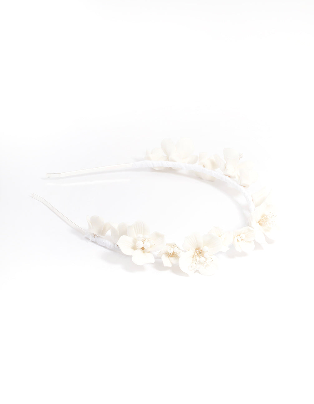 White Flower Headband