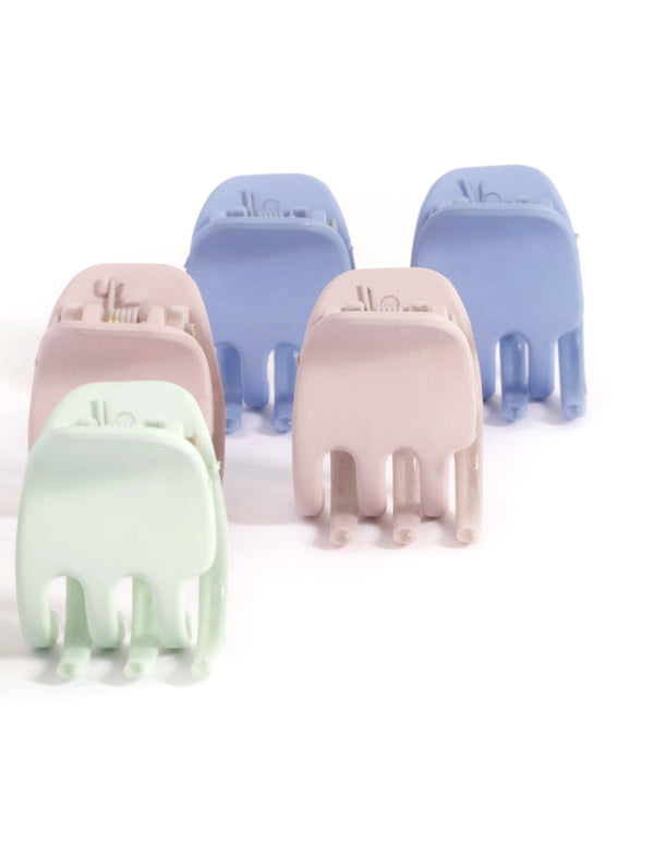 Plastic Pastel Mini Claw 6-Pack