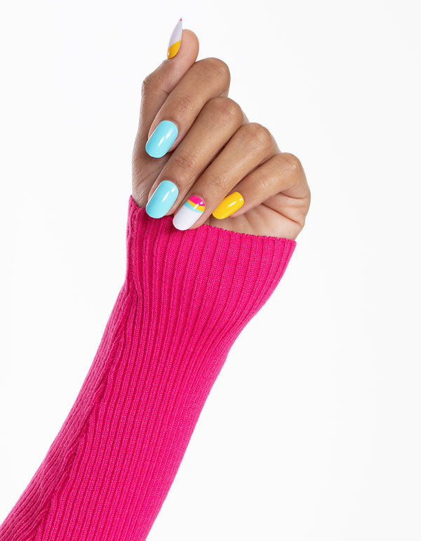 Bright Coloured Press On Nails