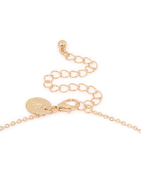 Gold Freshwater Pearl & Clam Pendant Necklace - link has visual effect only
