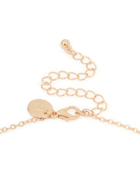 Gold Dainty Sunray Necklace - link has visual effect only