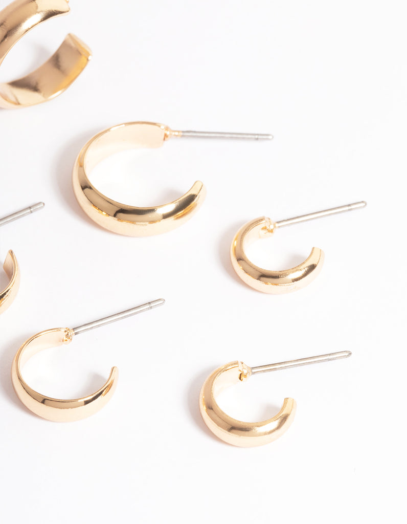 Gold Small Huggie & Hoop Pack - Lovisa