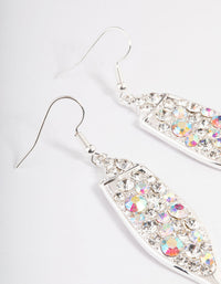 Silver Fizzy Champagne Drop Earrings - link has visual effect only