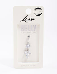 Surgical Steel Petal Drop Belly Ring - link has visual effect only