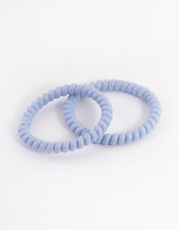 Blue Plastic Narrow Hair Spiral Pack - link has visual effect only