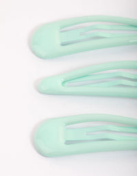 Coated Turqouise Bubble Snap Clip Pack - link has visual effect only