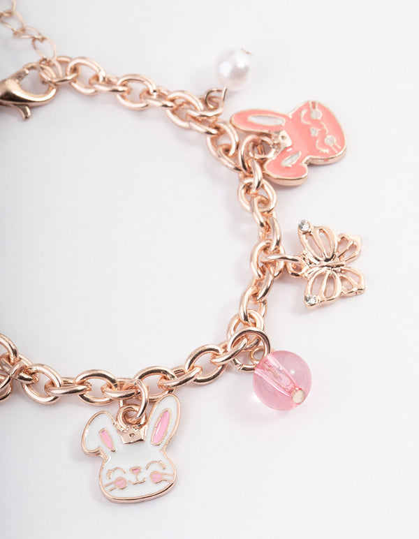 Kids Bunny Fun Charm Bracelet