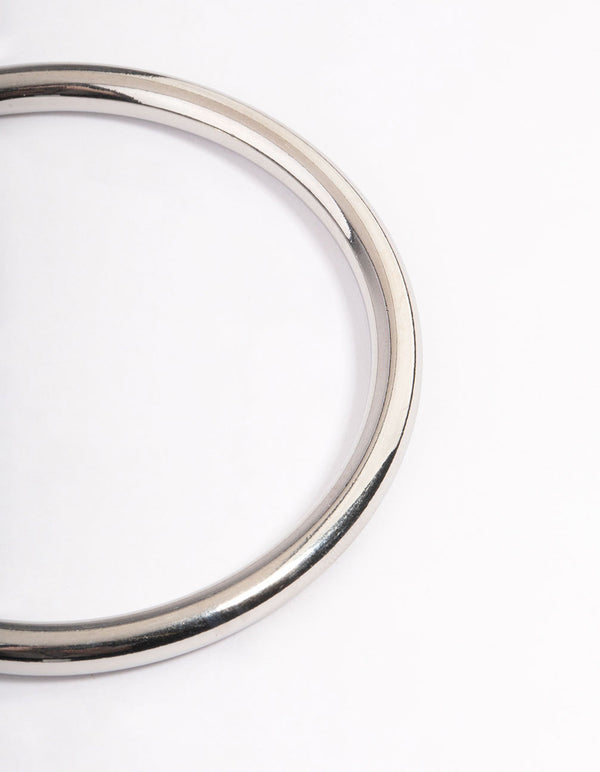 Waterproof Stainless Steel Statement Round Bangle