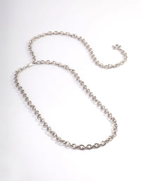 Silver Flower Charm Belt - link has visual effect only