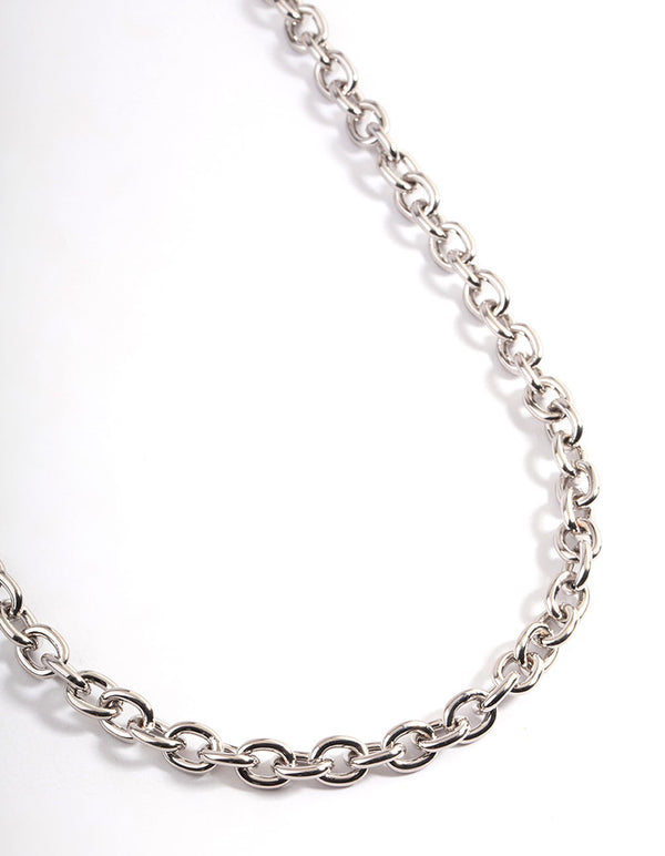 Silver Flower Charm Belt