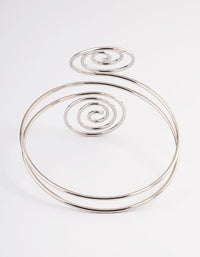 Silver Swirl Arm Cuff - link has visual effect only