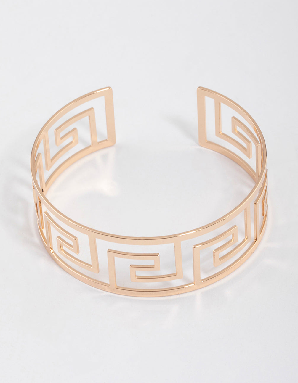 Gold Greek Pattern Bangle