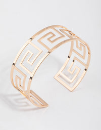 Gold Greek Pattern Bangle - link has visual effect only