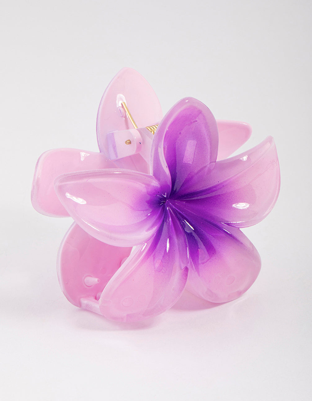 Acrylic Tropical Claw Clip