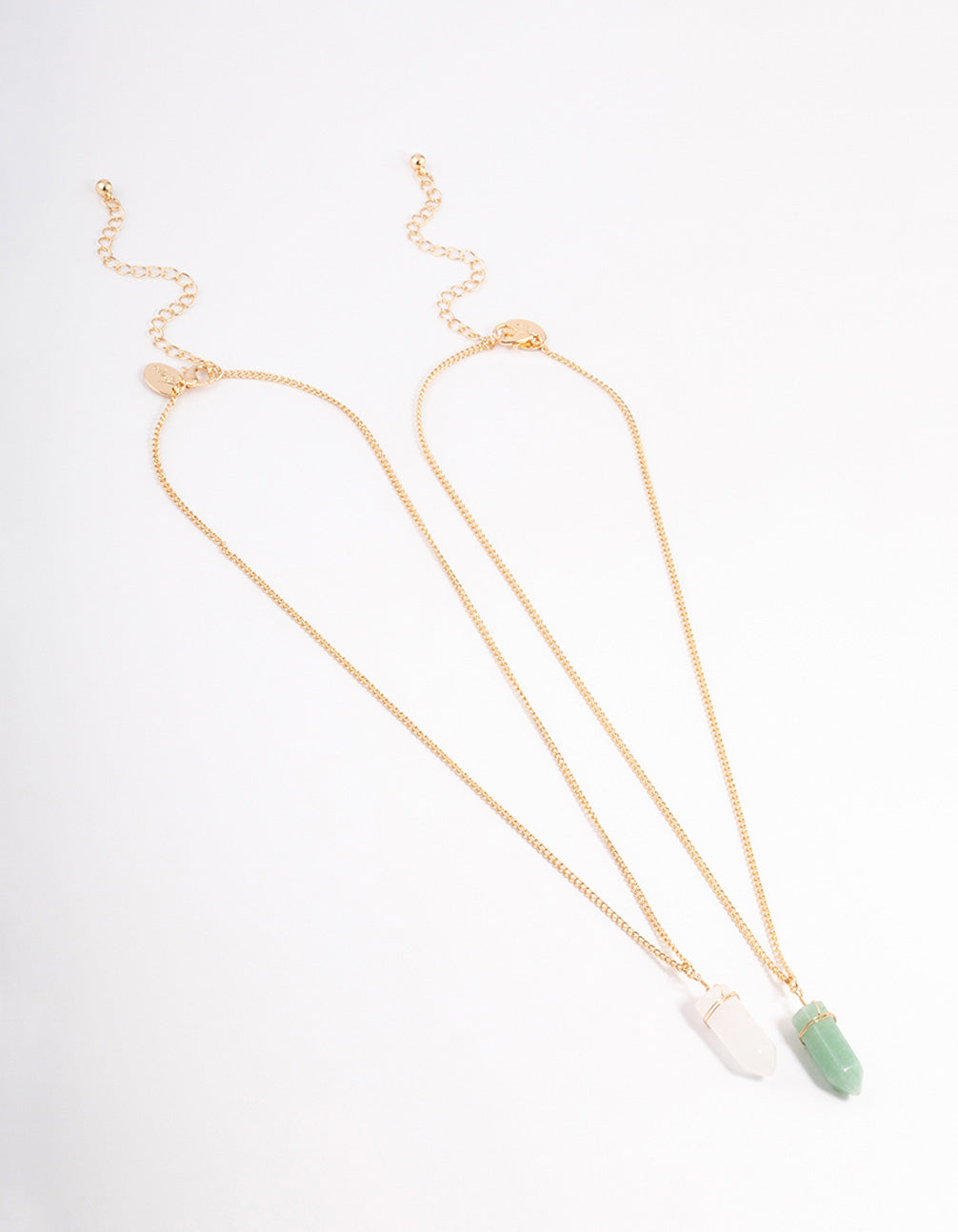Gold Semi-Precious Bestie Necklace Pack