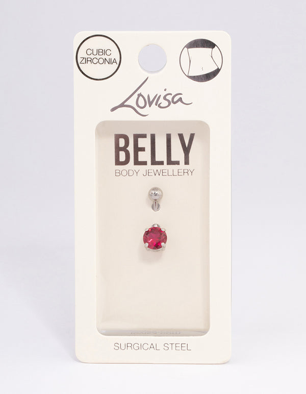 Surgical Steel Classic Claw Belly Ring