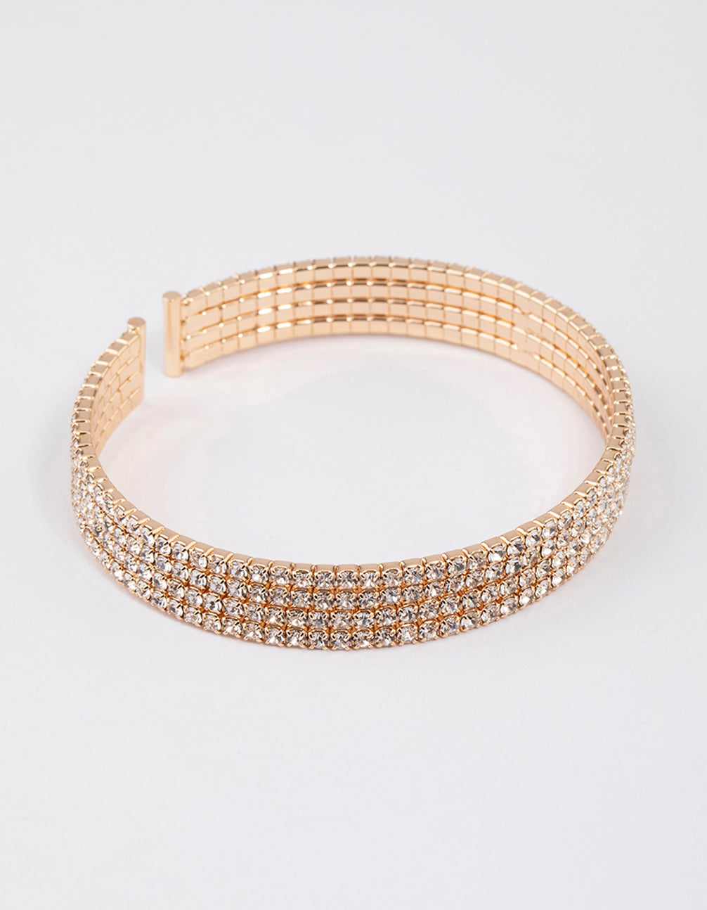 Gold Classic Cup Chain Bangle