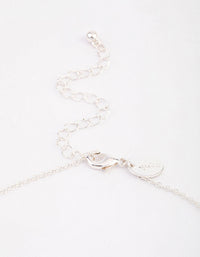 Silver Mini Puffy Heart Pendant Necklace - link has visual effect only