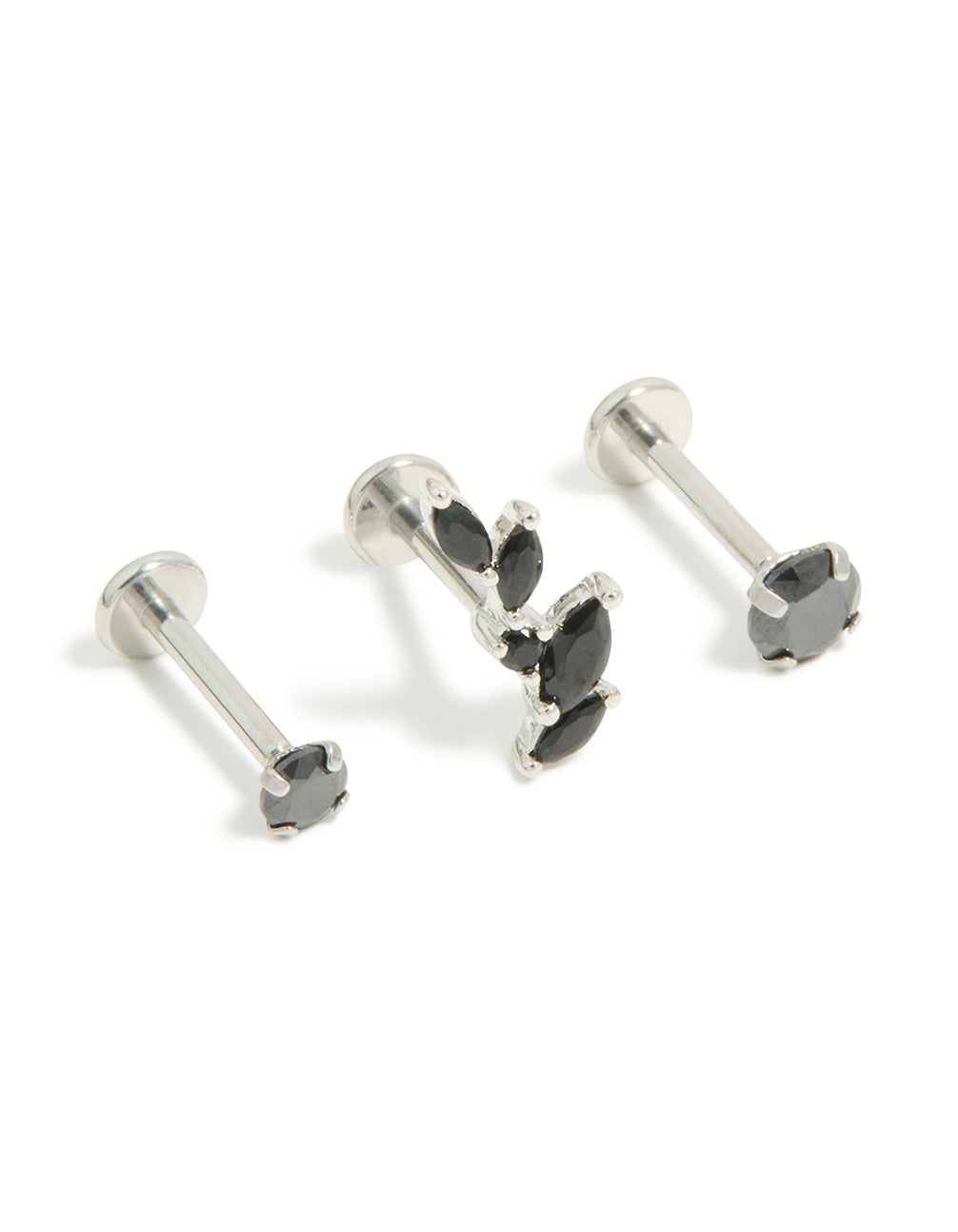 Surgical Steel Stud & Vine Flat Back Pack