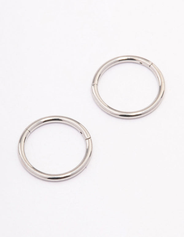 Surgical Steel Plain Sleeper Earrings 7mm