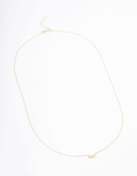 Gold Plated Sterling Silver 444 Angel Number Pendant Necklace - link has visual effect only