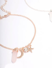 Mixed Metal Semi-Precious Shard Bracelet Pack - link has visual effect only