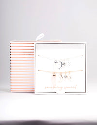 Mixed Metal Semi-Precious Shard Bracelet Pack - link has visual effect only