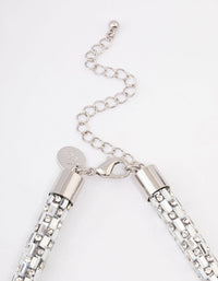 Silver Mixed Stone Necklace - link has visual effect only