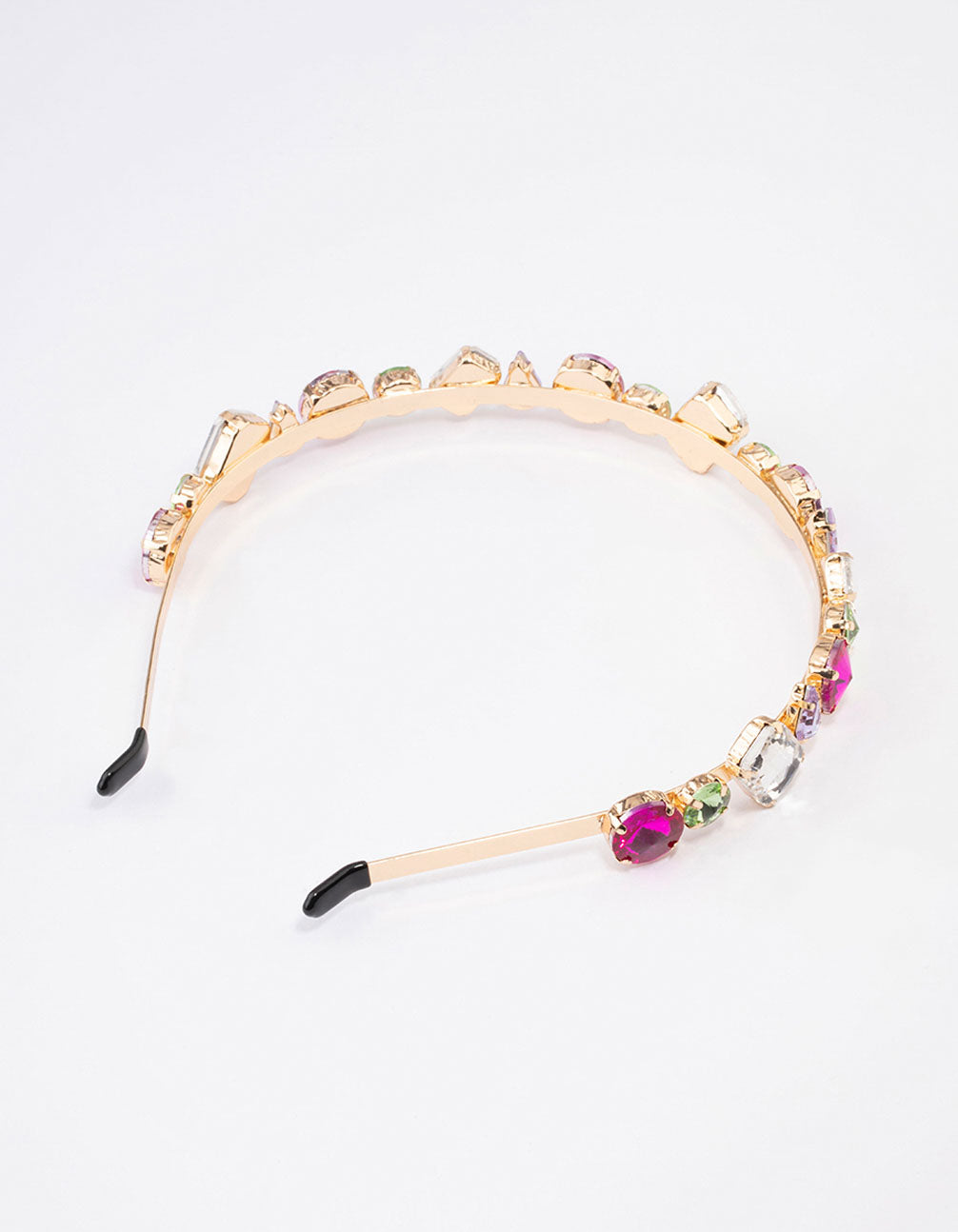 Silver Mixed Shape Diamante Headband