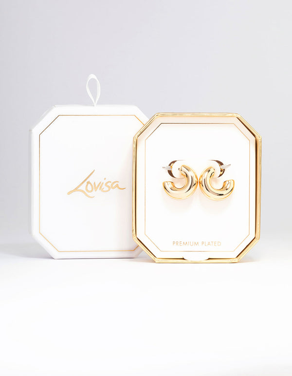 Gold Plated Small Hoop Earrings