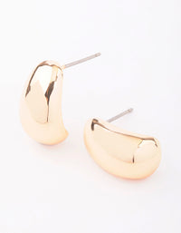 Gold Bubble Huggie Earrings - link has visual effect only
