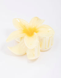 Yellow Ombre Tropical Hair Claw Clip - link has visual effect only