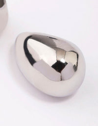 Waterproof Stainless Steel Large Teardrop Earrings - link has visual effect only