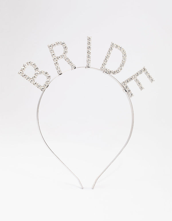 Silver Diamante Bride Headband