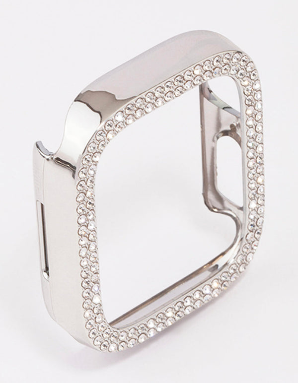Silver & Diamante Watch Case 40/41mm