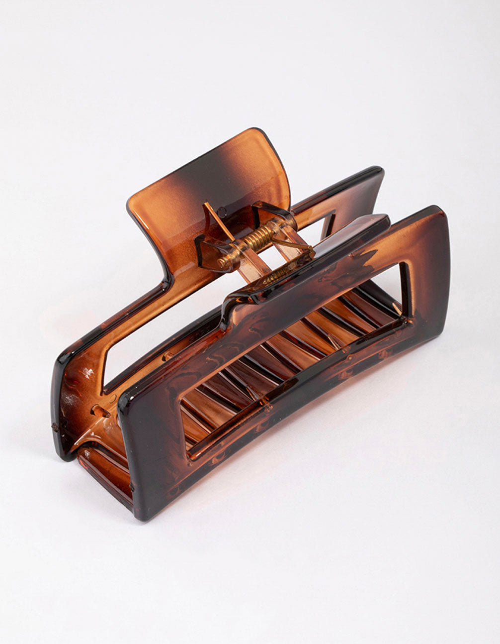 Large Rectangular Tortoiseshell Hair Claw Clip