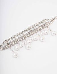 Silver Statement Pearl Choker - link has visual effect only