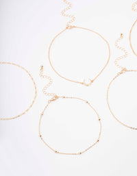 Gold Celestial Choker Necklace 6-Pack - link has visual effect only