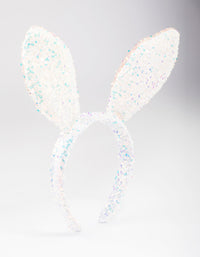 Kids Fabric Sequin Bunny Ears Headband - link has visual effect only