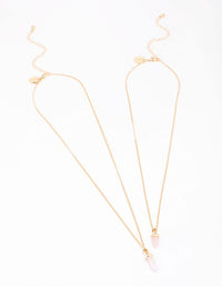 Gold Semi-Precious Shard Necklace Pack - link has visual effect only