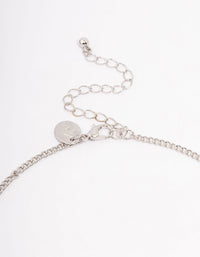 Rhodium Textured Coin Jewellery Set - link has visual effect only