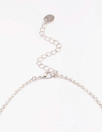 Silver Vintage Diamante Drop Jewellery Set - link has visual effect only