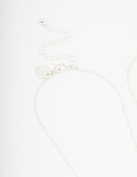 Kids Silver Butterfly & Heart Best Friends Necklace Pack - link has visual effect only