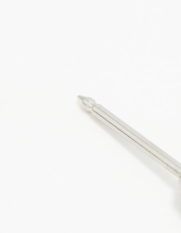 Surgical Stainless Steel 3MM Cubic Zirconia Piercing Stud