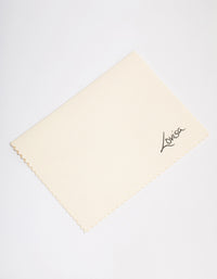 Cream Fabric Polishing Cloth - link has visual effect only