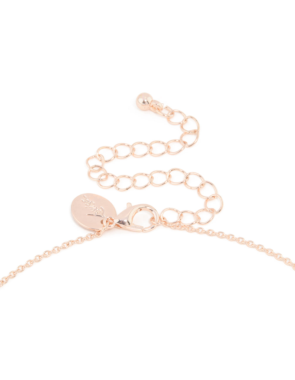 Rose Gold Bow Diamante Jewellery Set