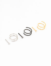 Mixed Metals Spiral Nose 6-Pack - link has visual effect only